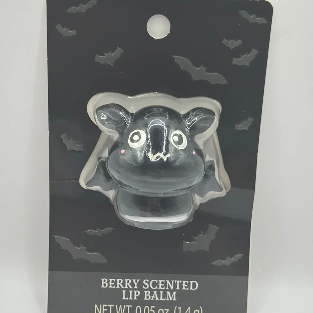 Berry Scented Lip Balm with Bat Design